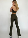 Pilates collection platėjančios kelnės