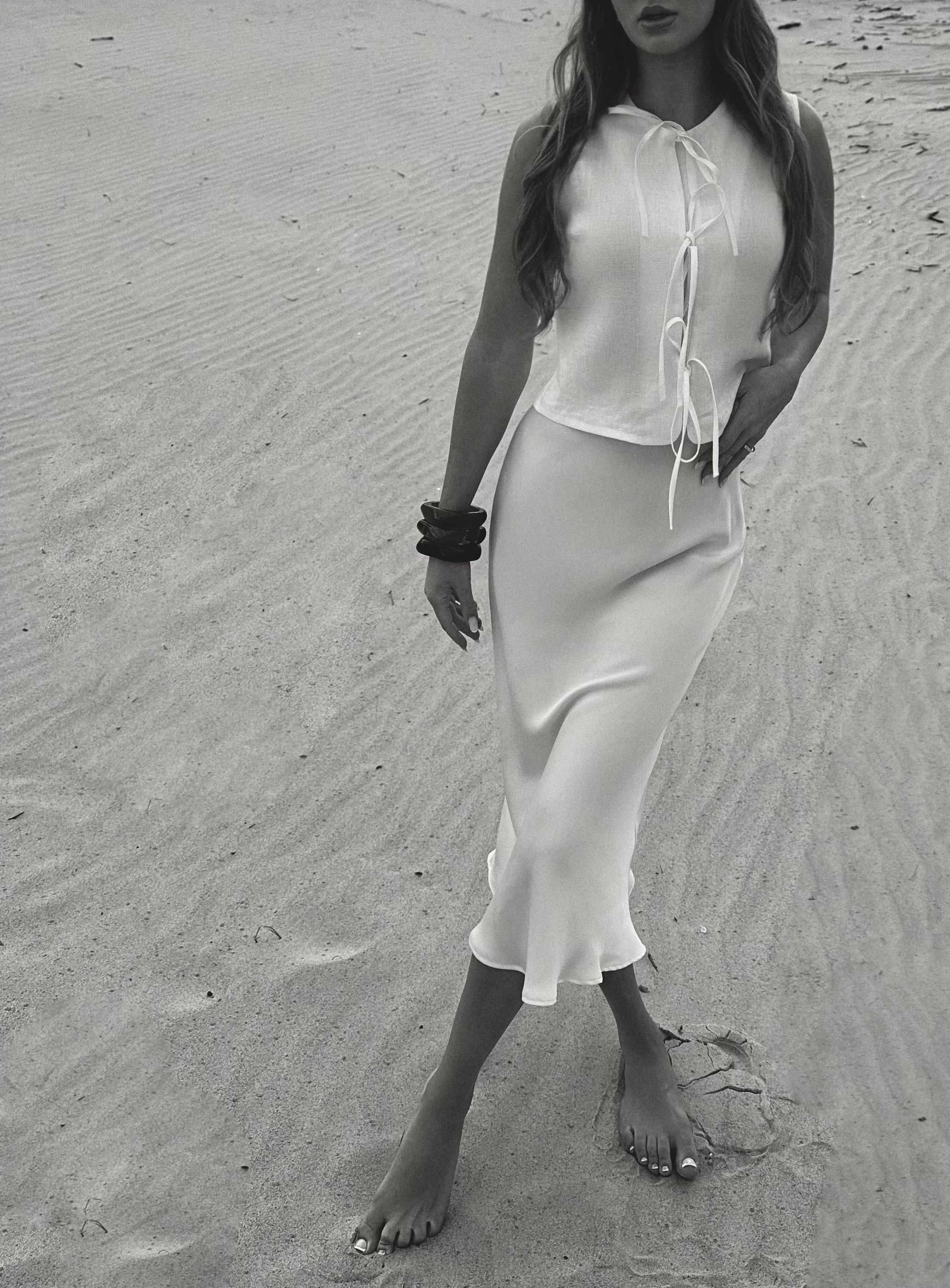 Silky skirt