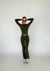 Pilates collection platėjančios kelnės
