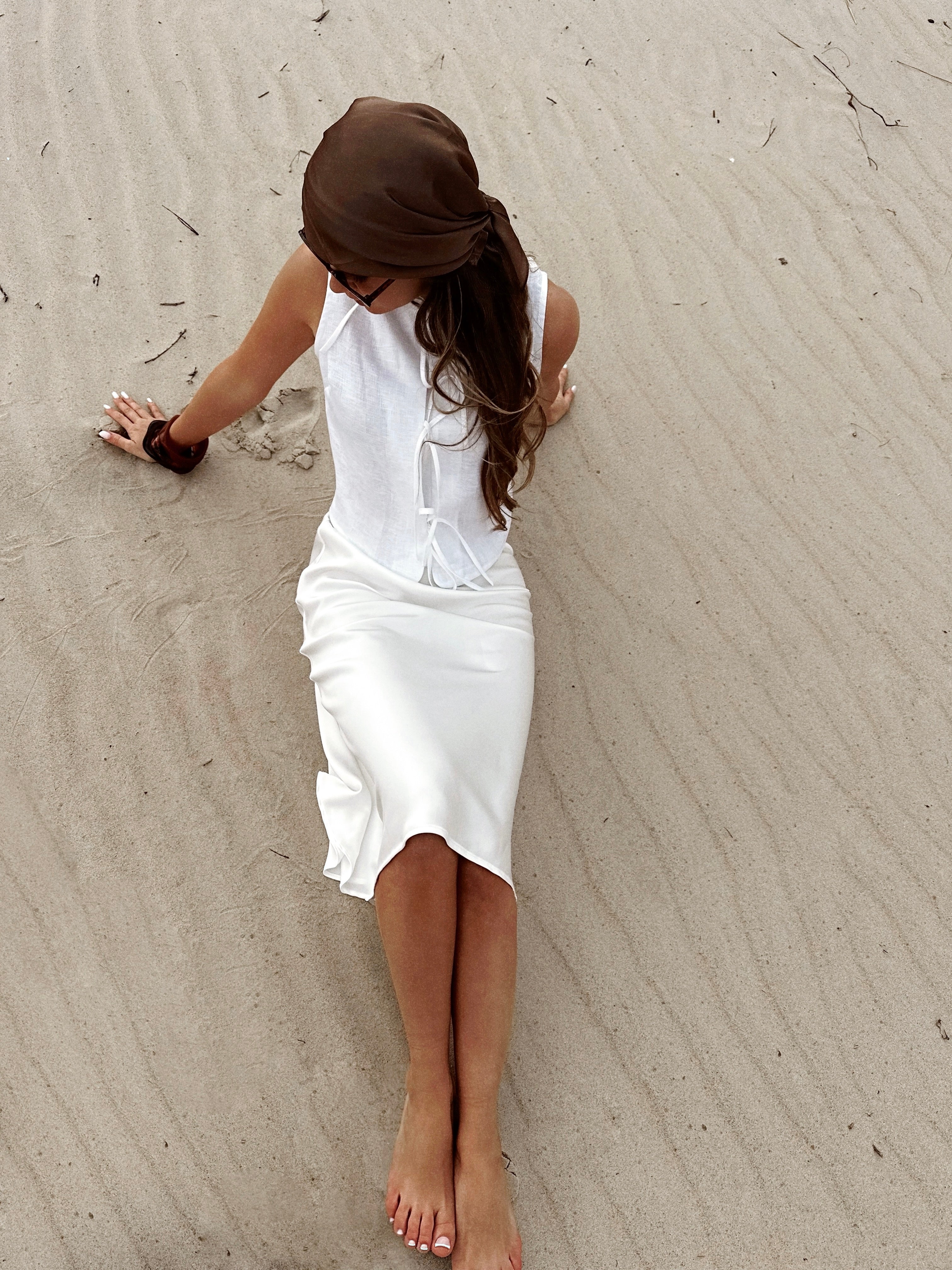 Silky skirt
