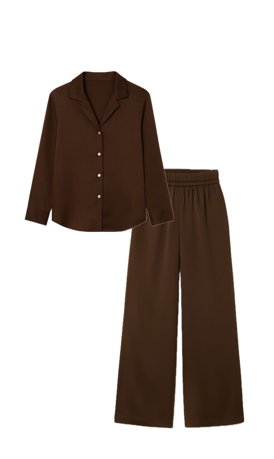 Zīdains uzvalks ar biksēm