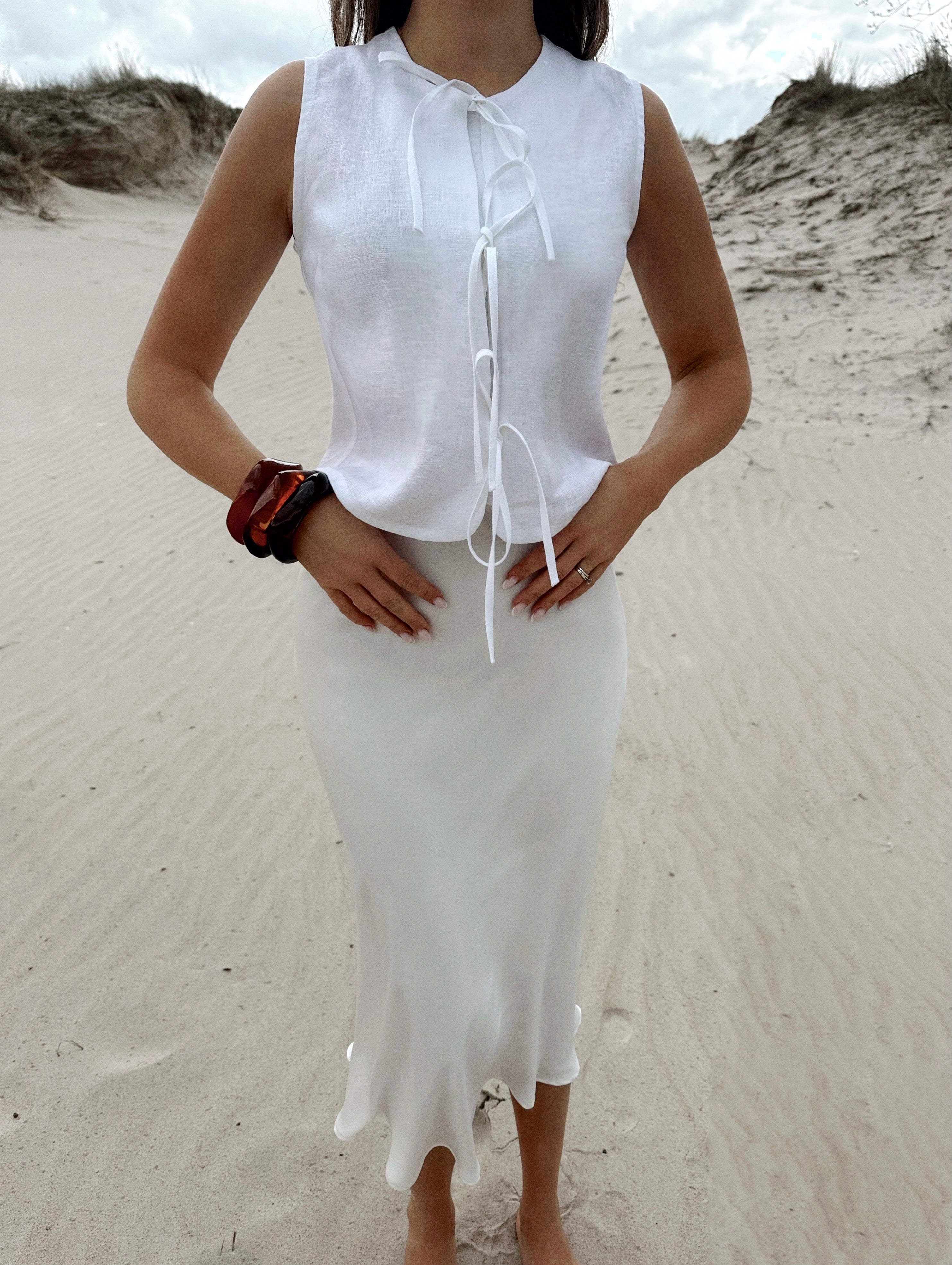 Silky skirt