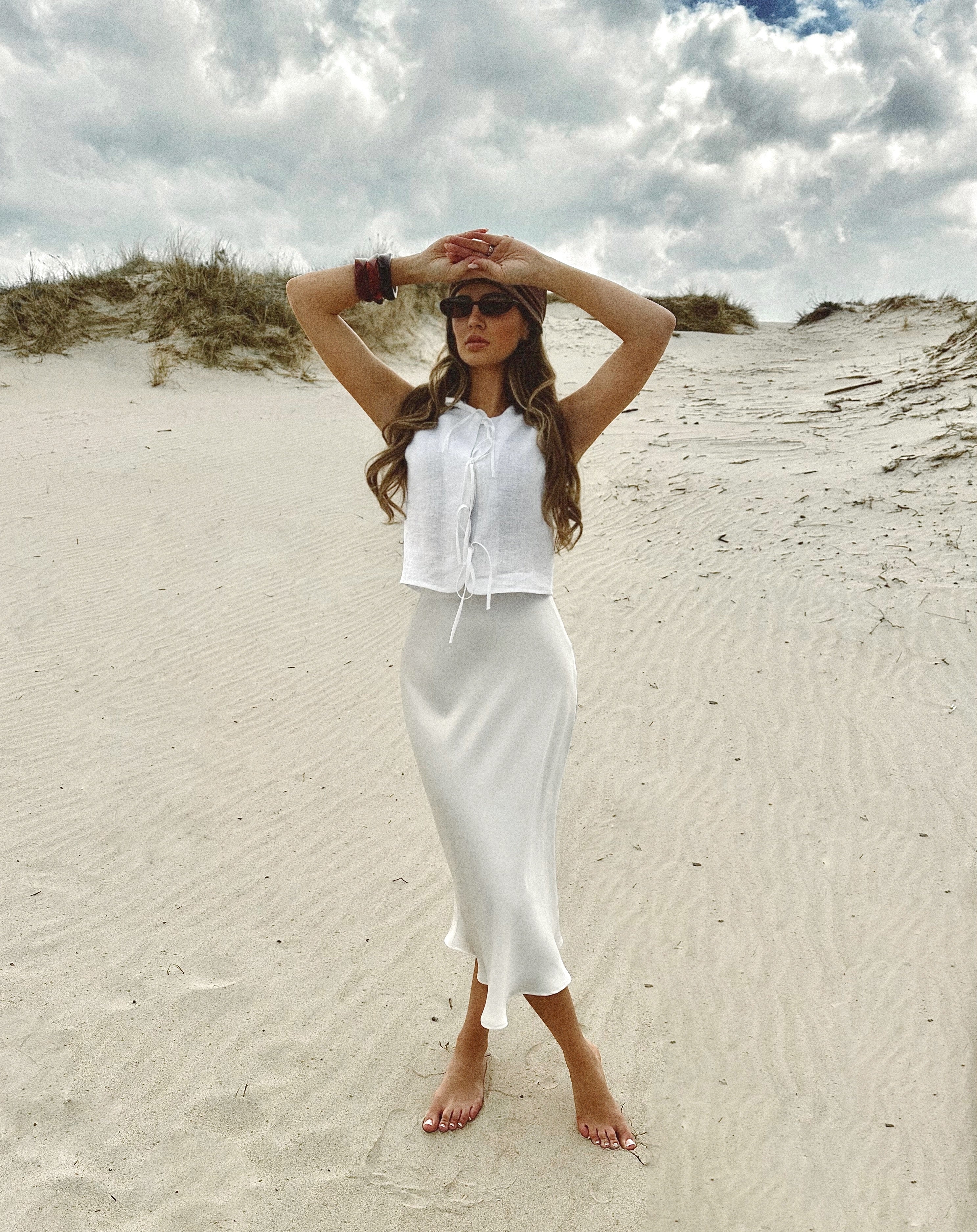 Silky skirt
