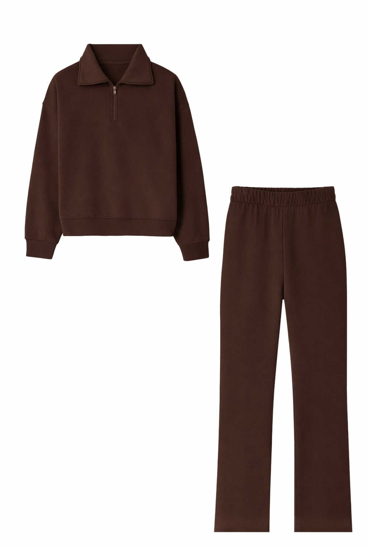 Milano laisvalaikio kostiumėlis žemiškų spalvų kolekcija