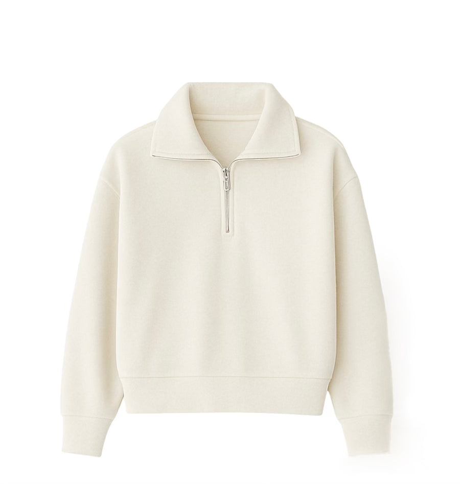 Leisure sweater Milano with fluffy